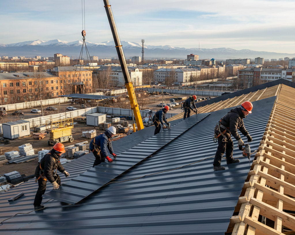 Cena-montazha-krovli-profnastilom